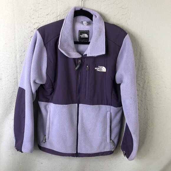 The North Face Jackets & Blazers - The North Face Jacket Womens L Purple Polartec Fleece Full Zip Logo Outdoor
